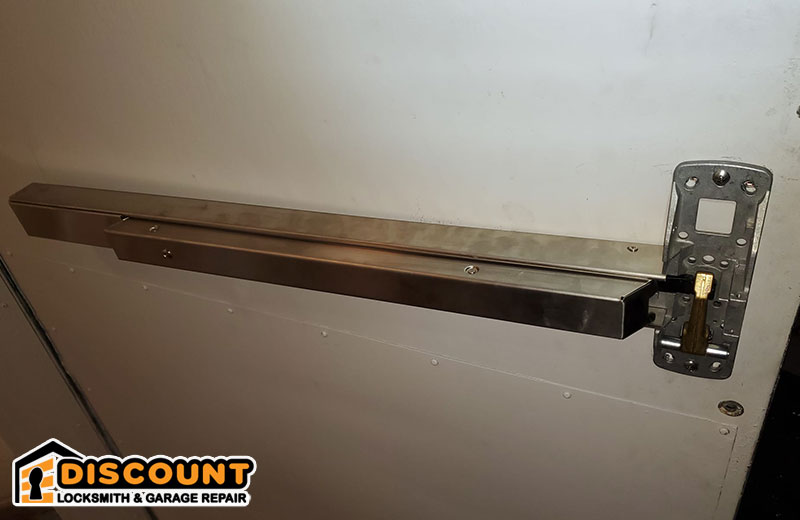 Exit Door Push Bar installation